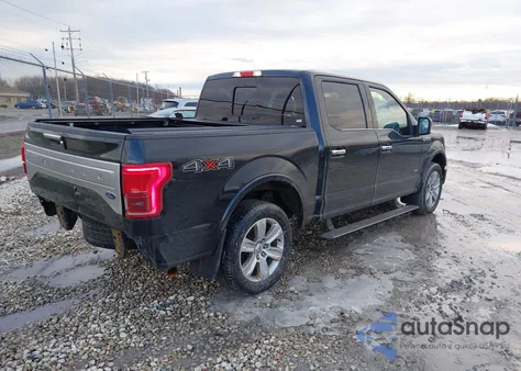 2015 Ford F-150 Platinum из США, поврежденный, VIN 1FTEW1EG2FFB05564